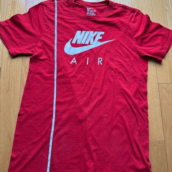 Nike Air Short-Sleeved Red T-Shirt - Picture 3 of 5